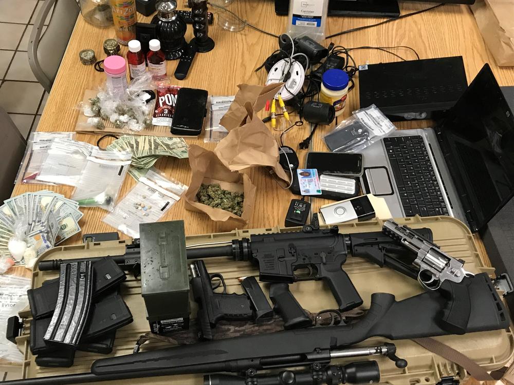 items seized during search warrant